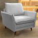 Poltrona Decorativa Pes Palito 2519 Linho 12053 Graz