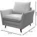 Poltrona Decorativa Pes Palito 2519 Linho 12053 Graz