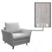 Poltrona Decorativa Pes Palito 2519 Linho 12053 Graz