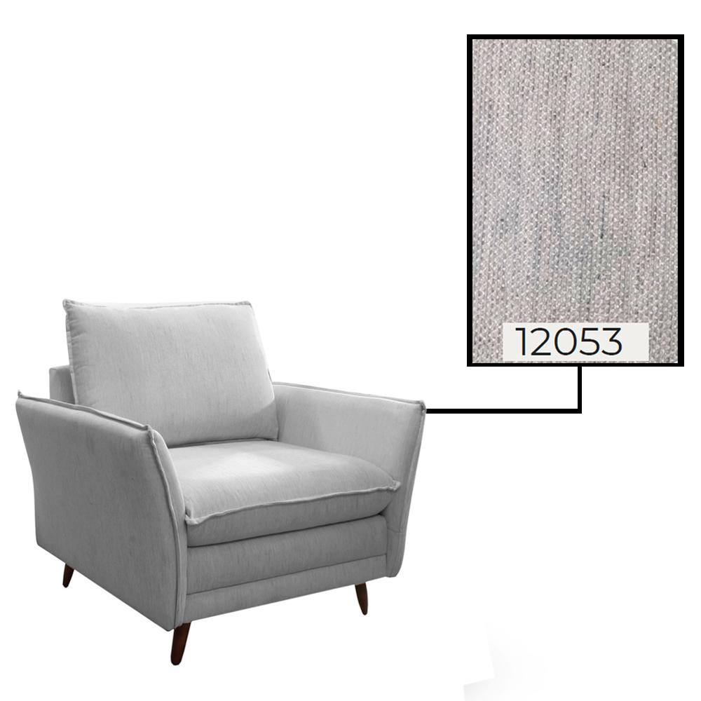 Poltrona Decorativa Pes Palito 2519 Linho 12053 Graz