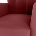 Poltrona Decorativa Pes Palito Cancun Veludo E432 Vermelho Milani Store