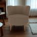 Poltrona Decorativa Pes Palito Savana Boucle Marrom Milani Store