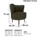 Poltrona Decorativa Pes Palito Savana Veludo Light Marrom Claro Milani Store