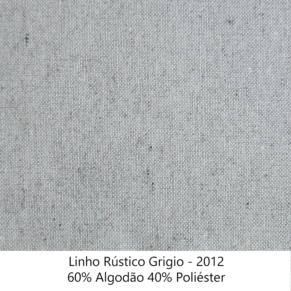 Poltrona Decorativa Retro Polo Com Almofada Linho Grigio Ezz