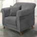 Poltrona Decorativa Retro Polo Com Almofada Suede 1104 Ezz
