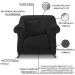 Poltrona Decorativa Retro Polo Com Almofada Suede 1105 Ezz