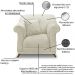Poltrona Decorativa Retro Polo Com Almofada Veludo 2221 Ezz