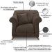 Poltrona Decorativa Retro Polo Com Almofada Veludo 2231 Ezz