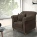 Poltrona Decorativa Retro Polo Com Almofada Veludo 2231 Ezz