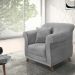 Poltrona Decorativa Retro Polo Com Almofada Veludo 2938 Ezz