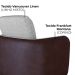 Poltrona Decorativa Zurique 76 cm Linho Vancouver Bege Corino Whisk Milani Store