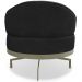 Poltrona Giratoria Glamour 704 Organica Linho Boucle 3304 Ezz
