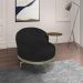 Poltrona Giratoria Glamour 704 Organica Linho Boucle 3304 Ezz