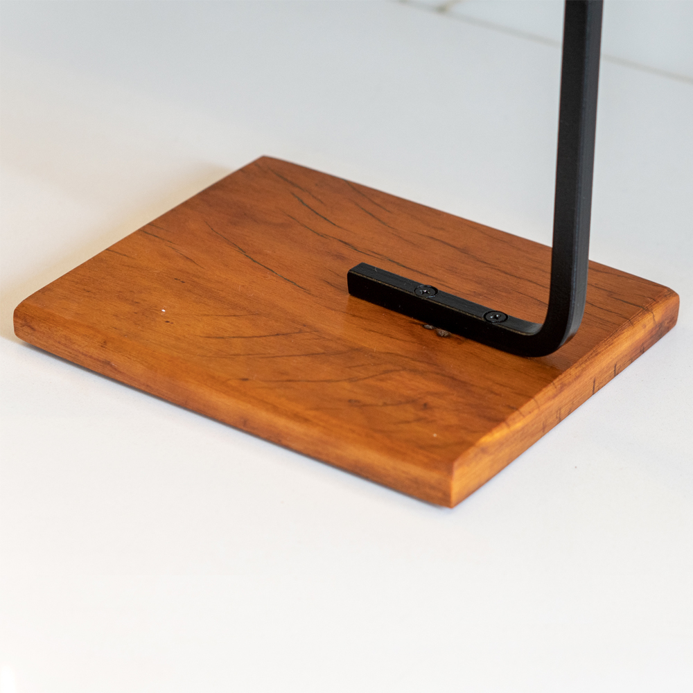 Porta Toalha Lovell Bancada Lavabo Base Madeira Peroba Preto DHom