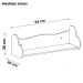 Prateleira Decorativa Nicho Infantil MDF 91X30 cm Branco ARLY
