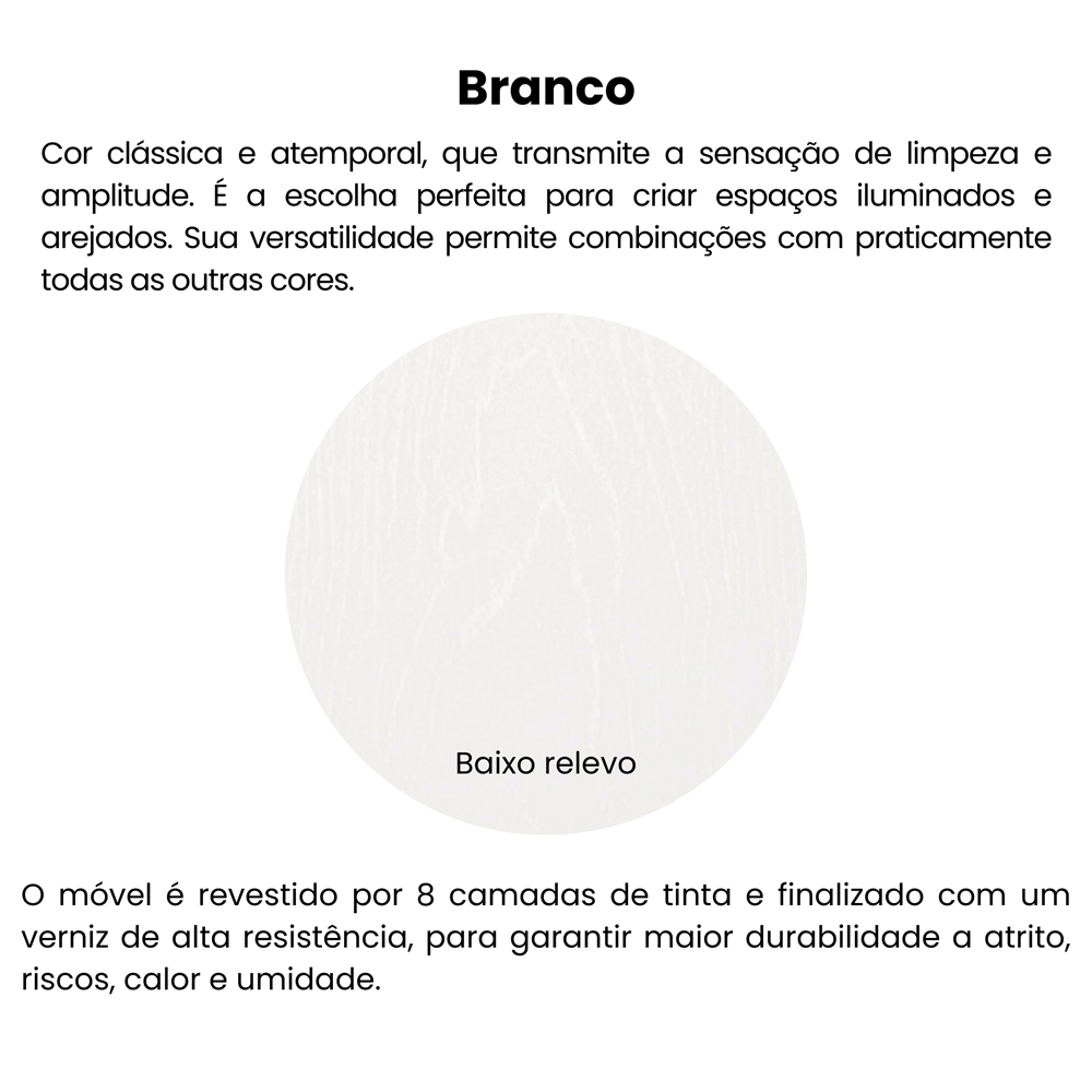 Prateleira Decorativa Nicho Infantil MDF 91X30 cm Branco ARLY