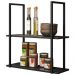 Prateleira Estilo Industrial Aurum Preto DHom