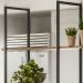 Prateleira Teto e Parede Estilo Industrial Aurum Demol Preto DHom