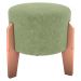 Puff Decorativo Para Sala Luxo 44x44 cm Boucle F494 Oliva Milani Store