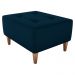 Puff Decorativo Para Sala Piva 62x52 cm E433 Azul Milani Store