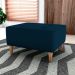 Puff Decorativo Para Sala Piva 62x52 cm E433 Azul Milani Store