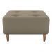 Puff Decorativo Para Sala Piva 62x52 cm E434 Marrom Claro Milani Store