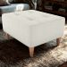 Puff Para Sala Piva 62 cm Tecido Boucle F492 Natural Milani Store