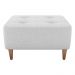 Puff Para Sala Piva 62 cm Tecido Boucle F492 Natural Milani Store
