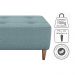 Puff Para Sala Piva 62 cm Tecido Boucle F495 Azul Milani Store