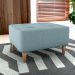 Puff Para Sala Piva 62 cm Tecido Boucle F495 Azul Milani Store
