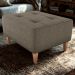 Puff Para Sala Piva 62 cm Tecido Boucle F498 Marrom Milani Store
