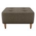 Puff Para Sala Piva 62 cm Tecido Boucle F498 Marrom Milani Store