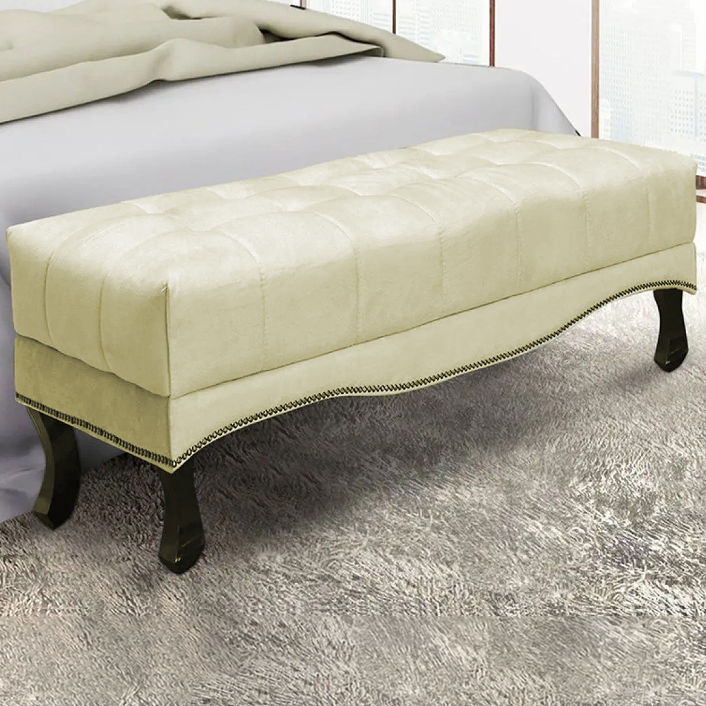 Puff Recamier Retro Vic 195cm Suede 1100 Ezz