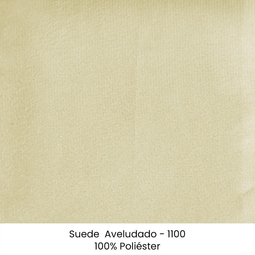 Puff Recamier Retro Vic 195cm Suede 1100 Ezz