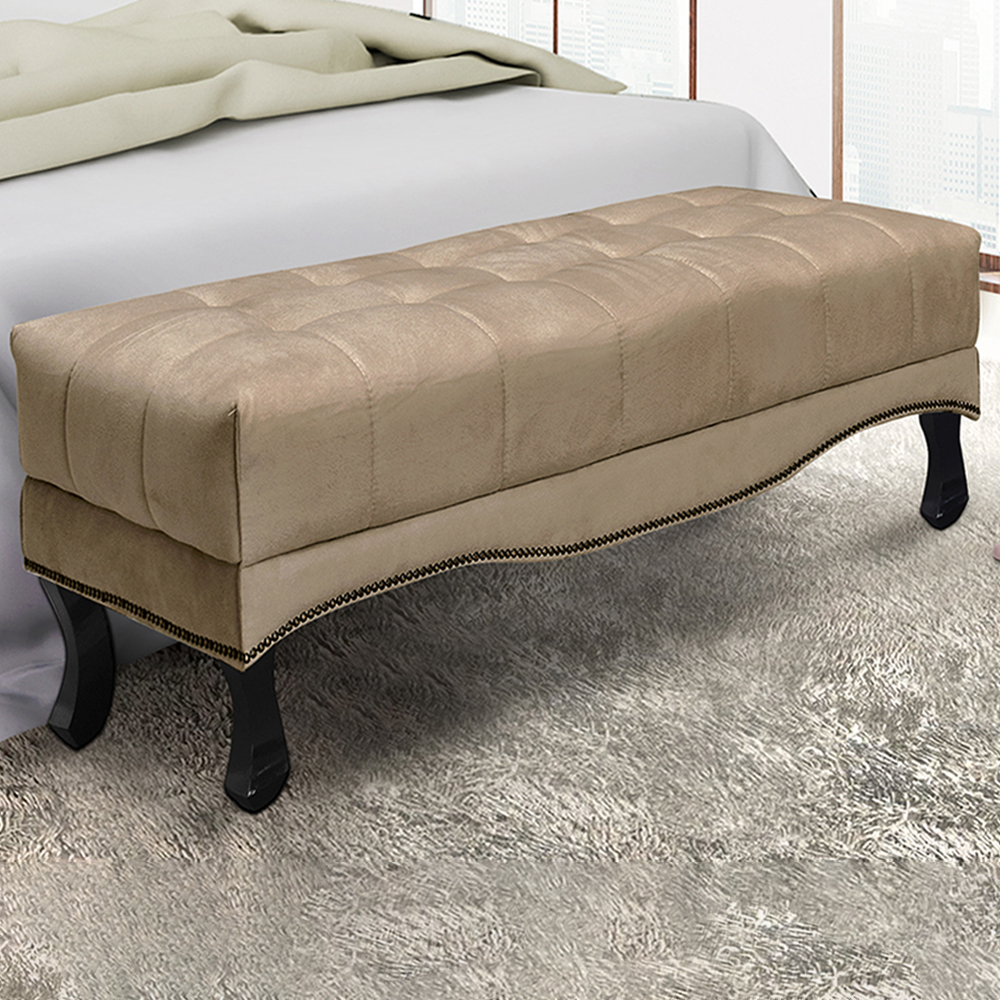 Puff Recamier Retro Vic 90cm Suede 1101 Ezz