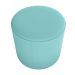 Puff Redondo Copenhage 43cm Veludo Deluxe Verde Milani Store