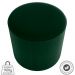Puff Redondo Copenhage Veludo Maserati Verde Milani Store