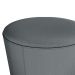 Puff Redondo Decorativo Copenhage 43x43 cm Veludo Cinza Milani Store