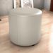 Puff Redondo Decorativo Copenhage Corano Bege Milani Store