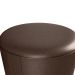 Puff Redondo Decorativo Copenhage Corano Marrom Milani Store