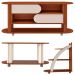 Rack 65 Pol Mesa Centro e Apoio Sala MA4 Cedro Off White ARLY