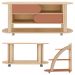 Rack 65 Pol Mesa Centro e Apoio Sala MA4 Naturale Terracota ARLY