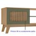Rack 75 Pol Buffet e Mesas para Sala CO4 Carvalho Menta ARLY