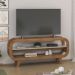 Rack Bancada Para TV 42 Pol 122 cm MDF Cinamomo Off White ARLY