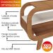 Rack Bancada Para TV 42 Pol 122 cm MDF Cinamomo Off White ARLY