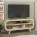 Rack Bancada Para TV 42 Pol 122 cm MDF Naturale ARLY