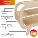 Rack Bancada Para TV 42 Pol 122 cm MDF Naturale ARLY