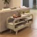 Rack Bancada Para TV 42 Pol 122 cm MDF Naturale ARLY