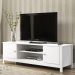 Rack Bancada Para TV 42 Pol 2 Portas 146 cm R606 Branco Dtall