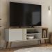 Rack Bancada Para TV 55 Pol 136 cm 3850 Off White Nature PLLA